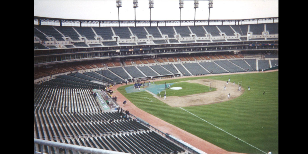 Image of Comerica Park - View of the Stadium Seats